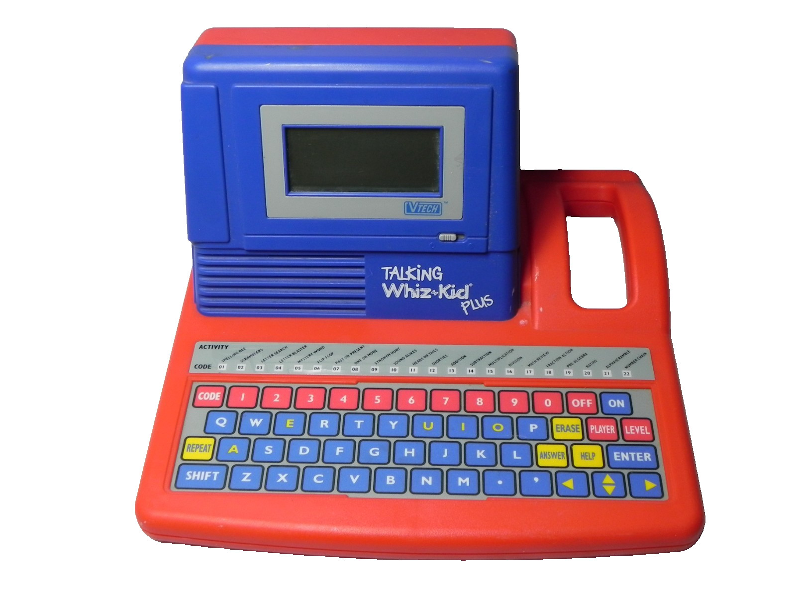 Vintage 91 VTech Talking Whiz Kid Plus Learning Computer tested works w battery