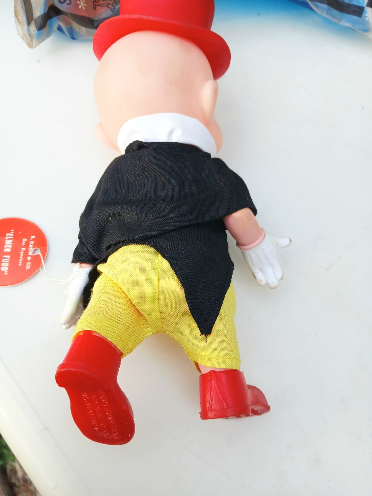 Rare Vintage Elmer Fudd Toy Figure In Bag W/Tag 1969 Looney Tunes Dakin
