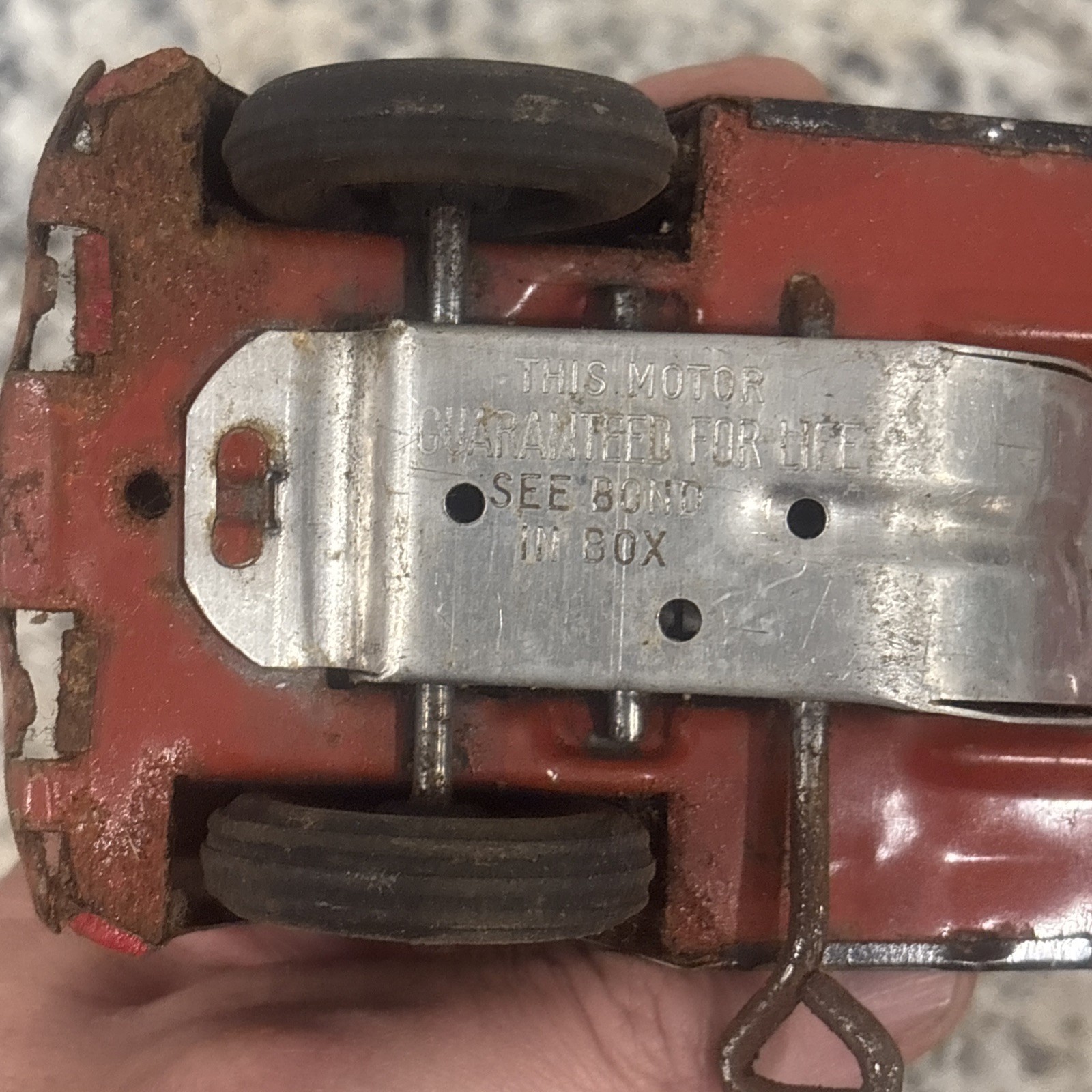Vintage Courtland Wind-up Tin Litho Truck & Trailer – a Walt Reach Toy