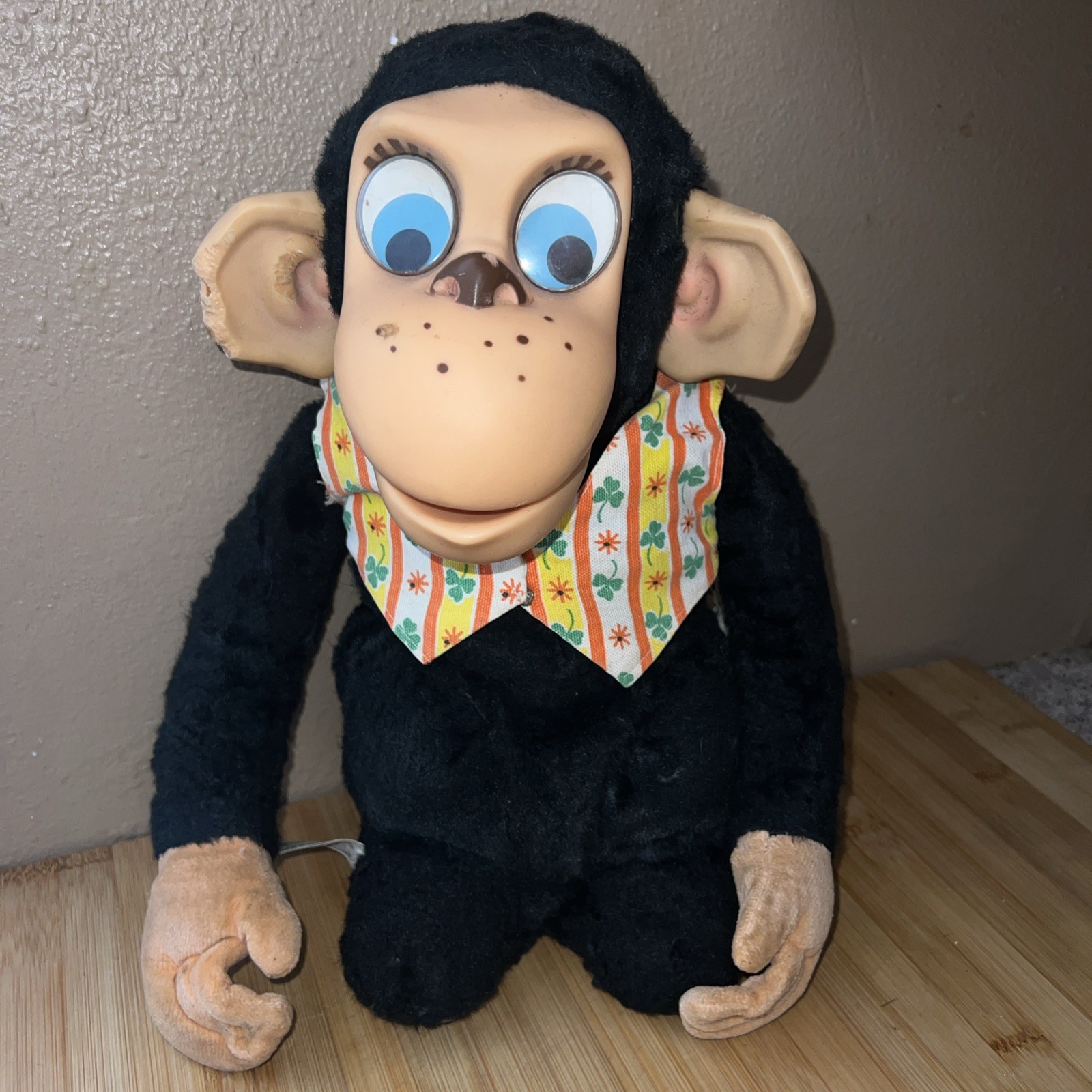 Vintage Mattel Talking Chester O’Chimp Animal Yacker Working Pull String Plush