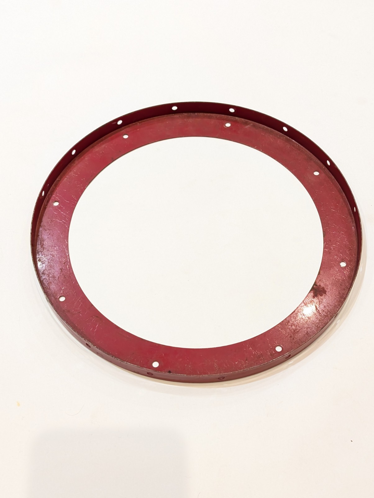 Meccano Large Flanged Ring Part 167b Medium Red Stamped MMIE