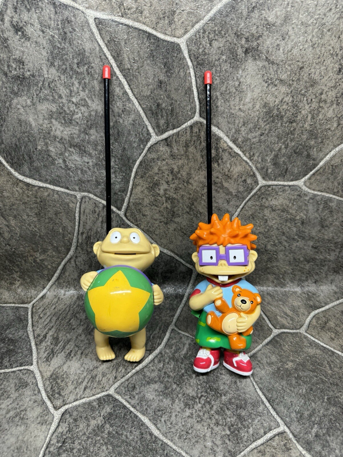 Nickelodeon Rugrats Walkie Talkies Tommy Pickles Chuckie Finster Vintage 1998