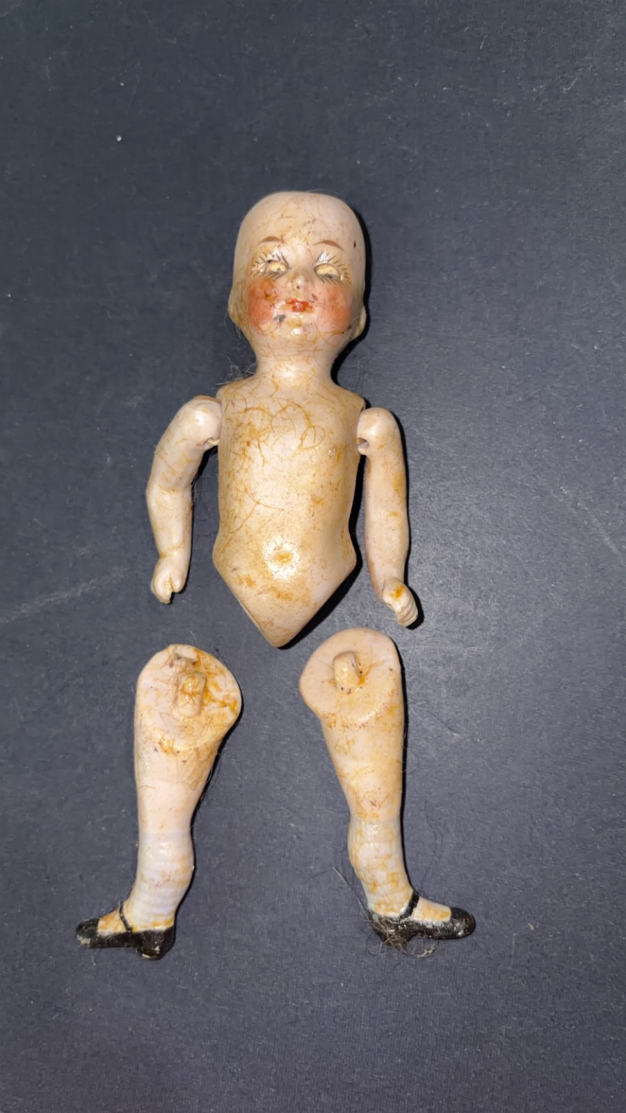 Creepy Porcelain Doll 5″ Unknown Maker