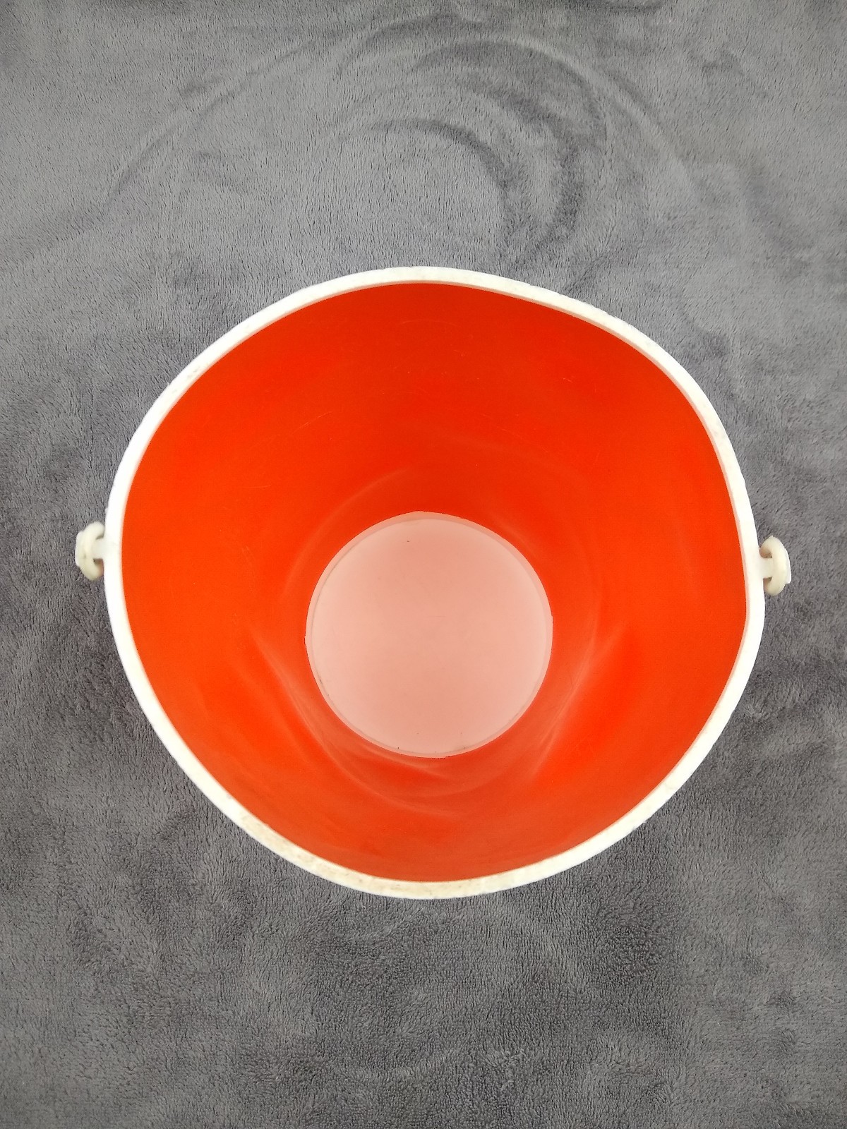 VTG Plastic Sand Pail Toy Raised/Embossed Seal Lion Pelican Whale Gulls Fish