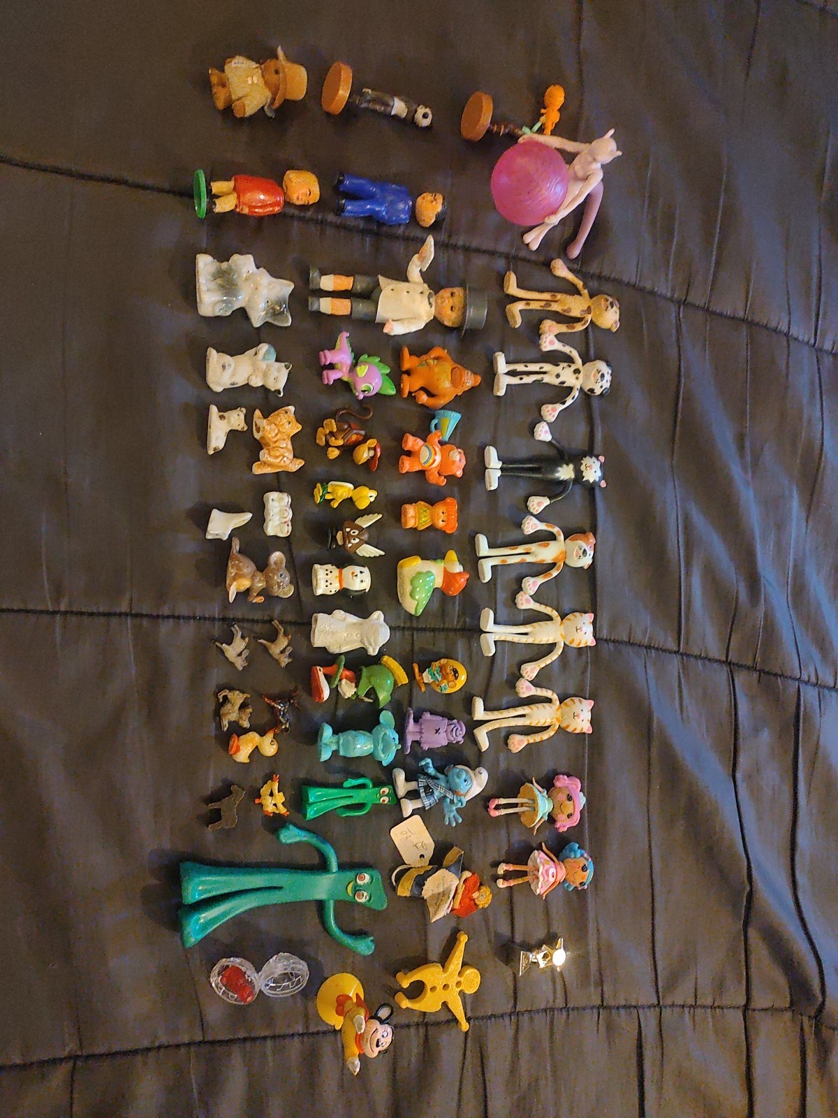 Vintage Lot Of 50 Toy Figures From The 50′ S/ 2000’s.
