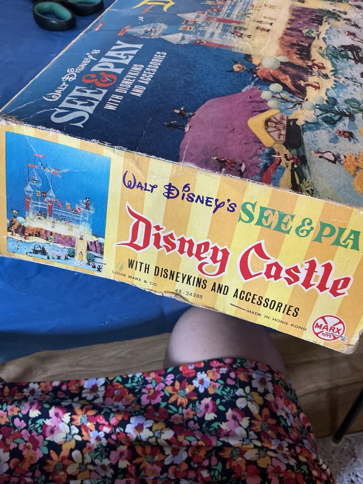 Walt Disney’s See & Play Disney Castle W/ Disneykins And Accessories (1960) Used
