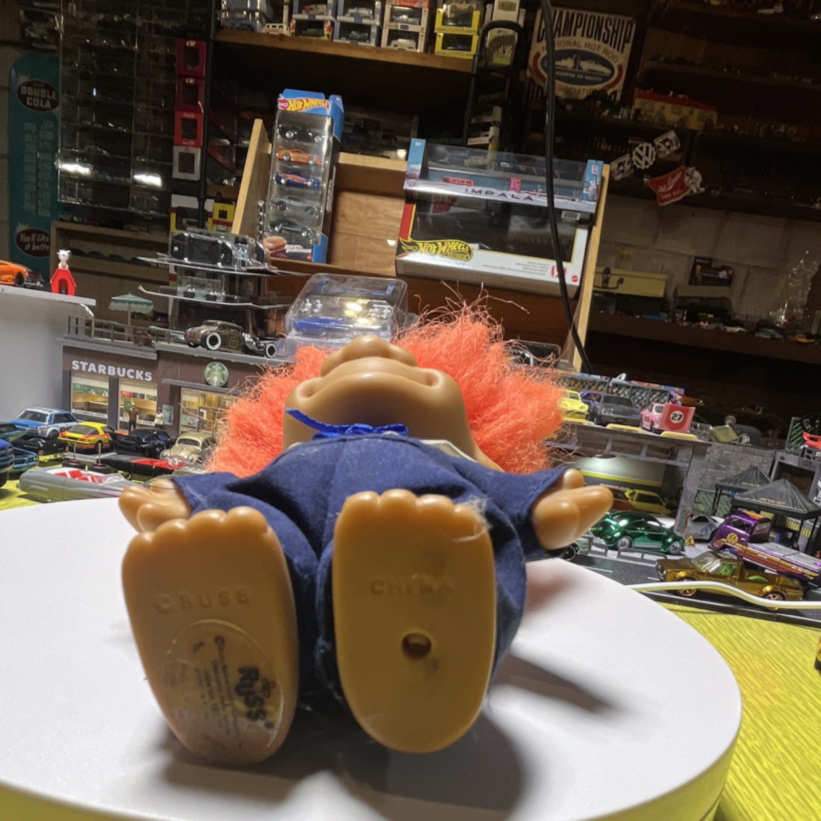 Russ Vintage Troll Doll Orange Hair Sailor Outfit Trolls 4-7 8-11 Years