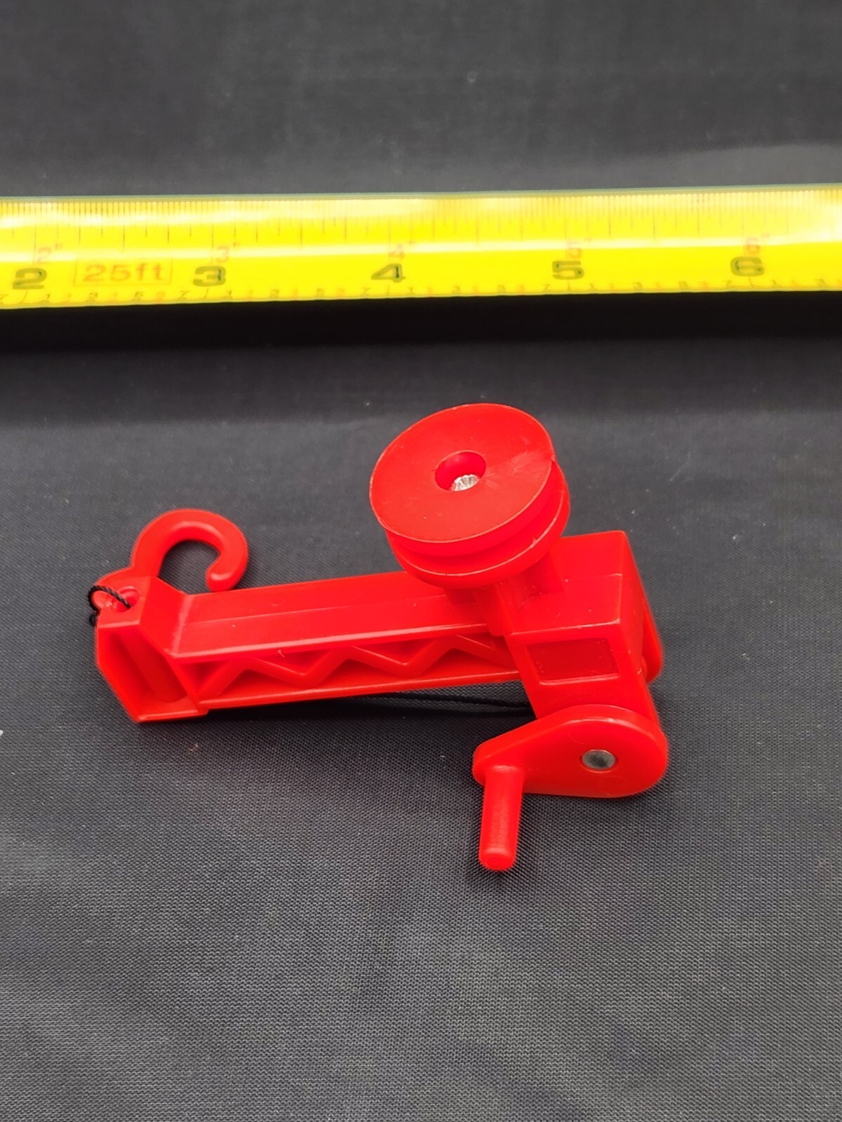 WCW electronic monday nitro arena Red Plastic Pulley piece wwf wrestling toy biz