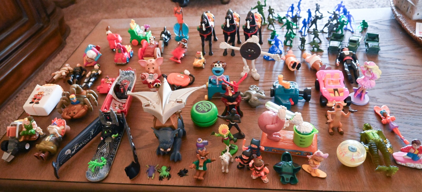 100 vintage toys Lot 1970, 1980s and 1990s