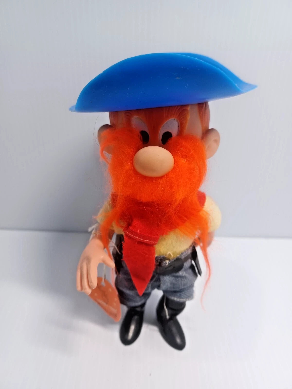Vintage 1968 Yosemite Sam Figure Dakin Blue Hat Warner Bros Looney Toons w/ Tag