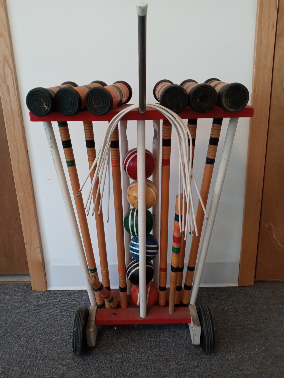 vintage croquet set