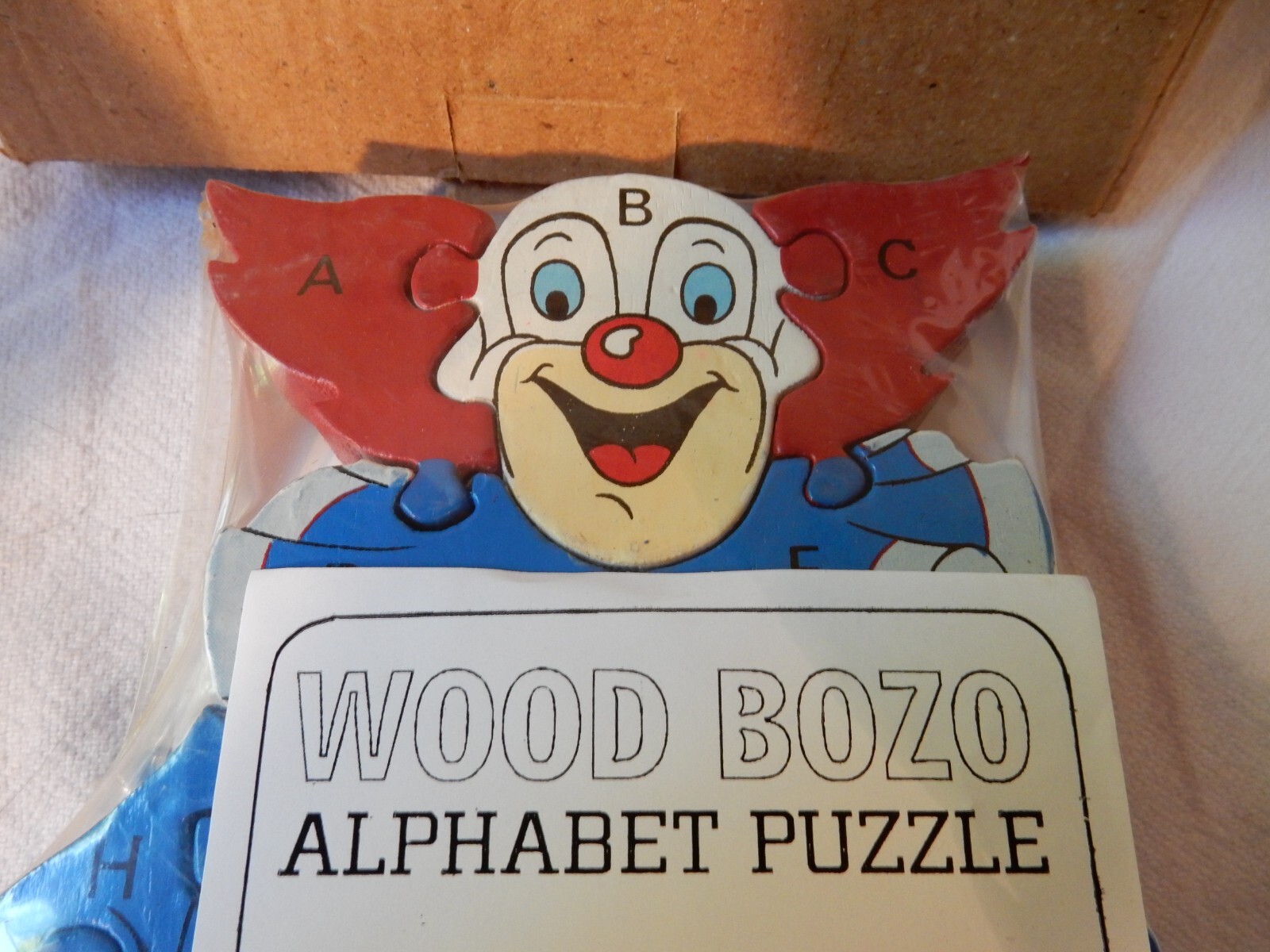 BOZO by Larry Harmon 1997 wooden puzzle