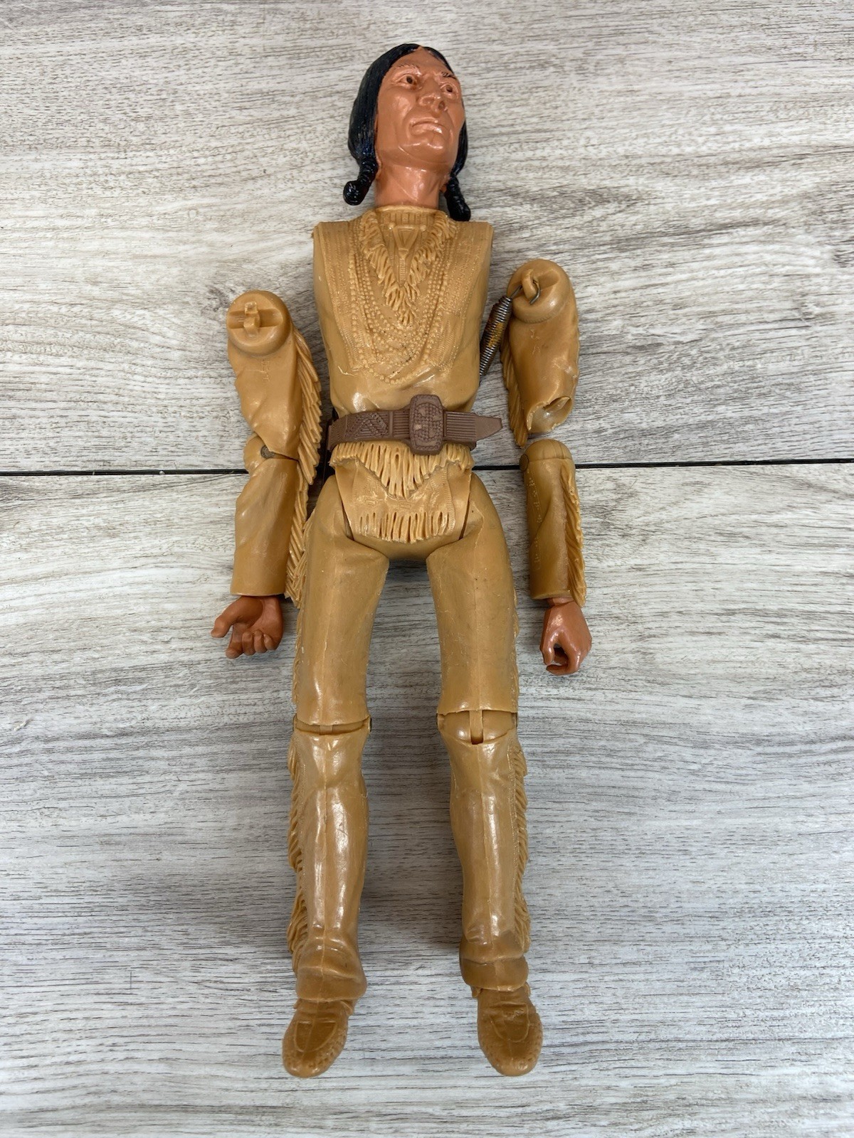Vintage Marx 1965 Chief Cherokee Figure Original Box Near Complete #2063 BOTW