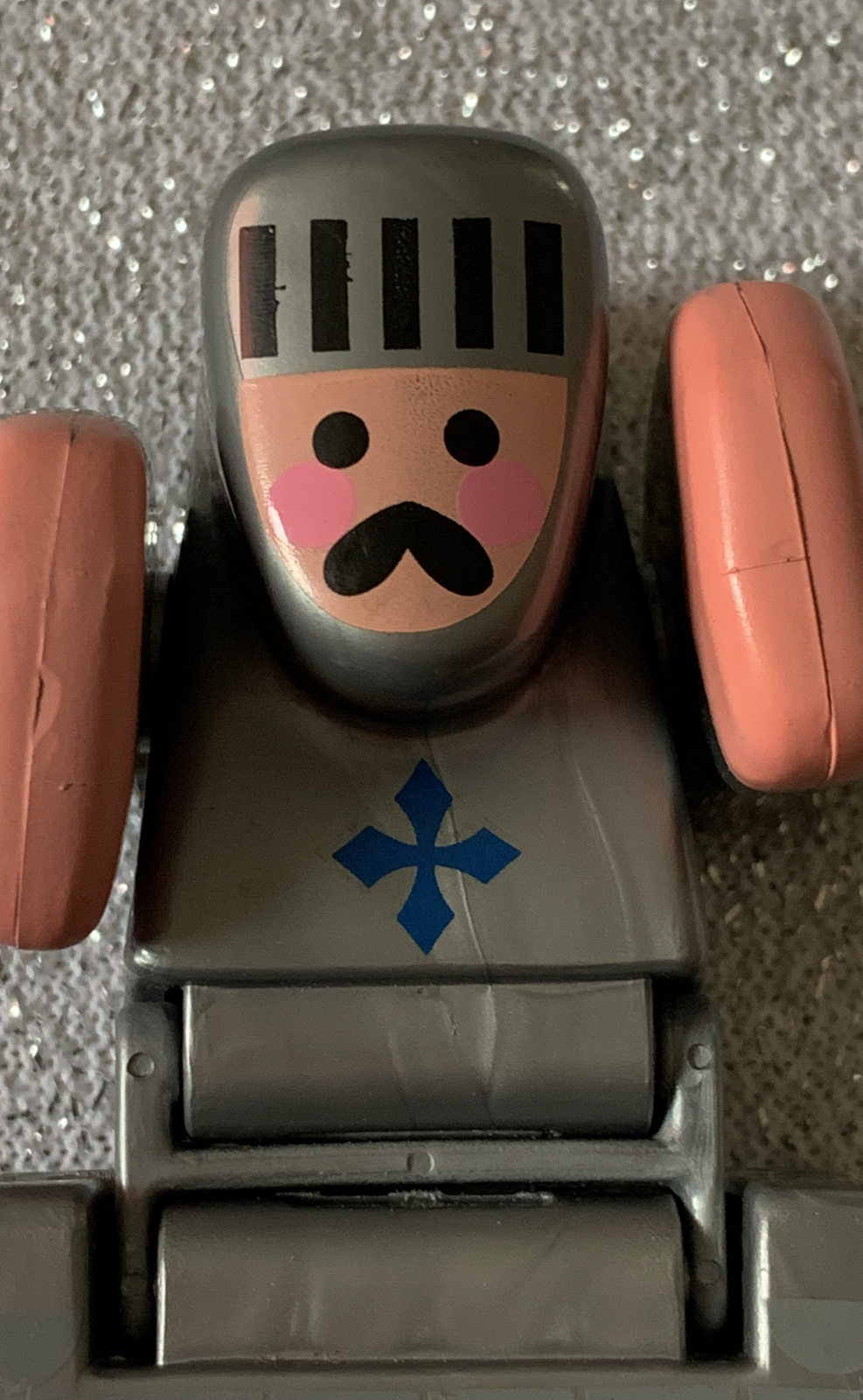 Vintage TRANSFORMER KNIGHT Double Dooze Transforms To A Cube MATTEL 1980s VGC
