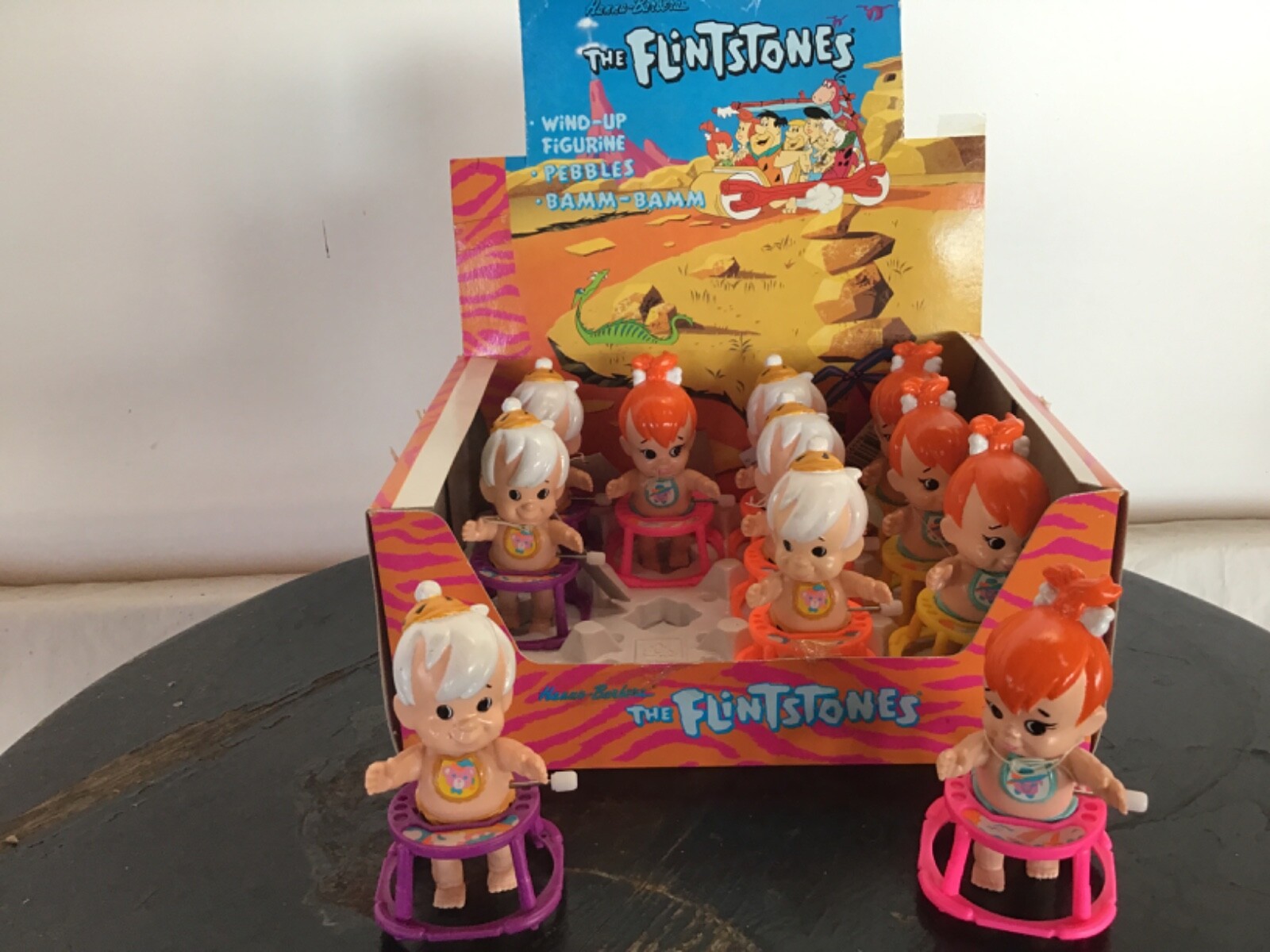 Flintstones Pebbles and Bamm Bamm Wind-Up Toy 1992 New ( one of each)