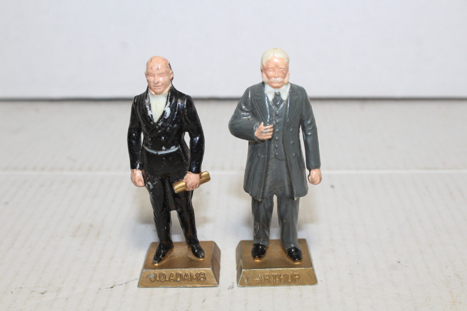 Marx Presidents 2.5″ Figures 6th John Q Adams 21th Chester A. Arthur