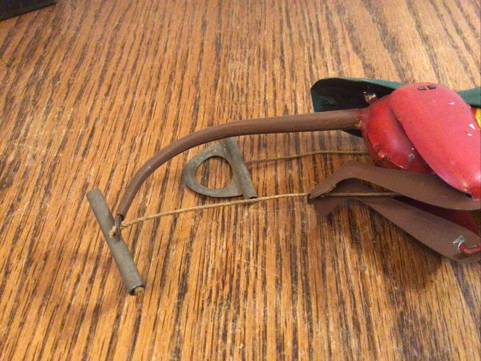Vintage Circa 1903-20 Lehmann Mechanical Tin Climbing Monkey,w/orig.as is box