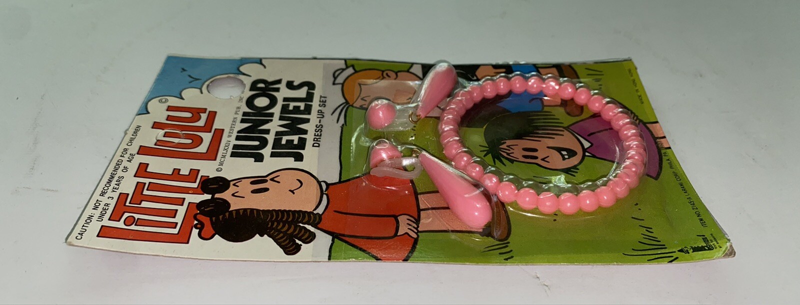 LITTLE LULU “Junior Jewels” Dress-Up Set MOC 1974 Larami Rack Pack RARE !!