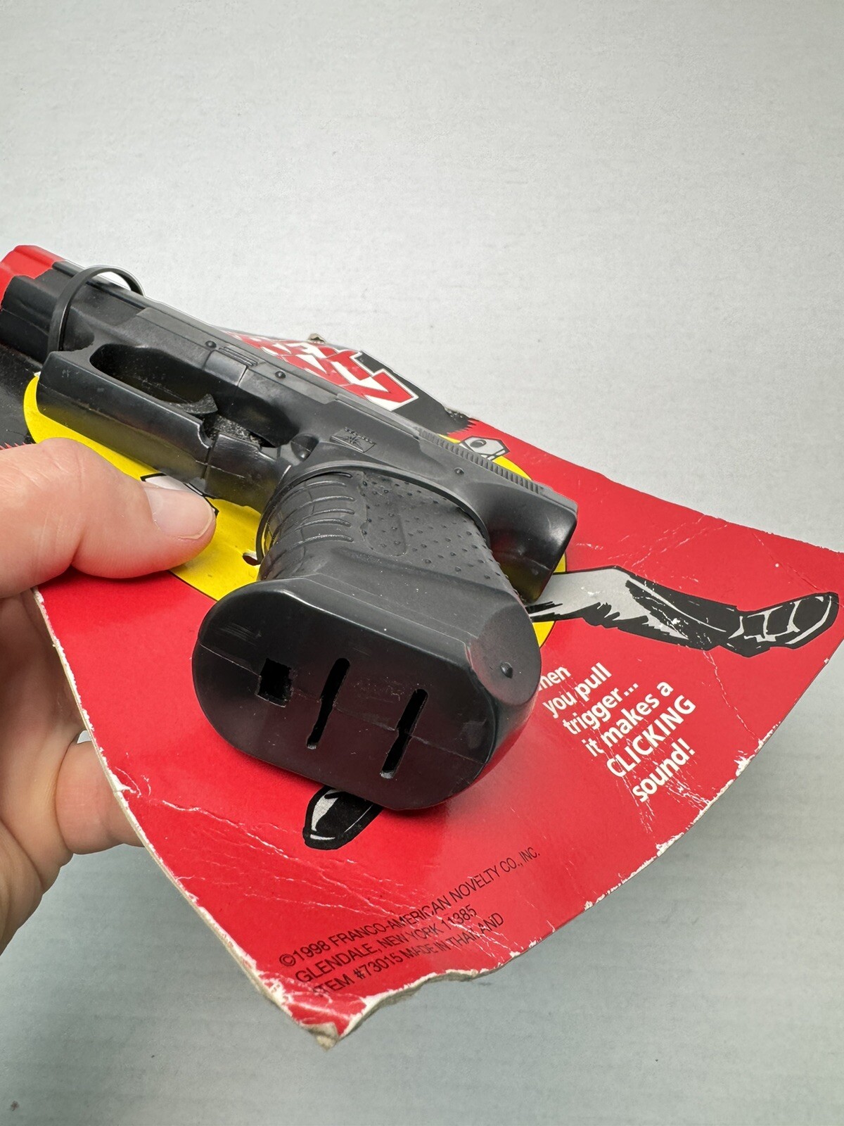 VTG WICKE GERMANY 007 JAMES BOND PISTOL GUN TOY FRANCO TOYS NOVELTY RARE 1998