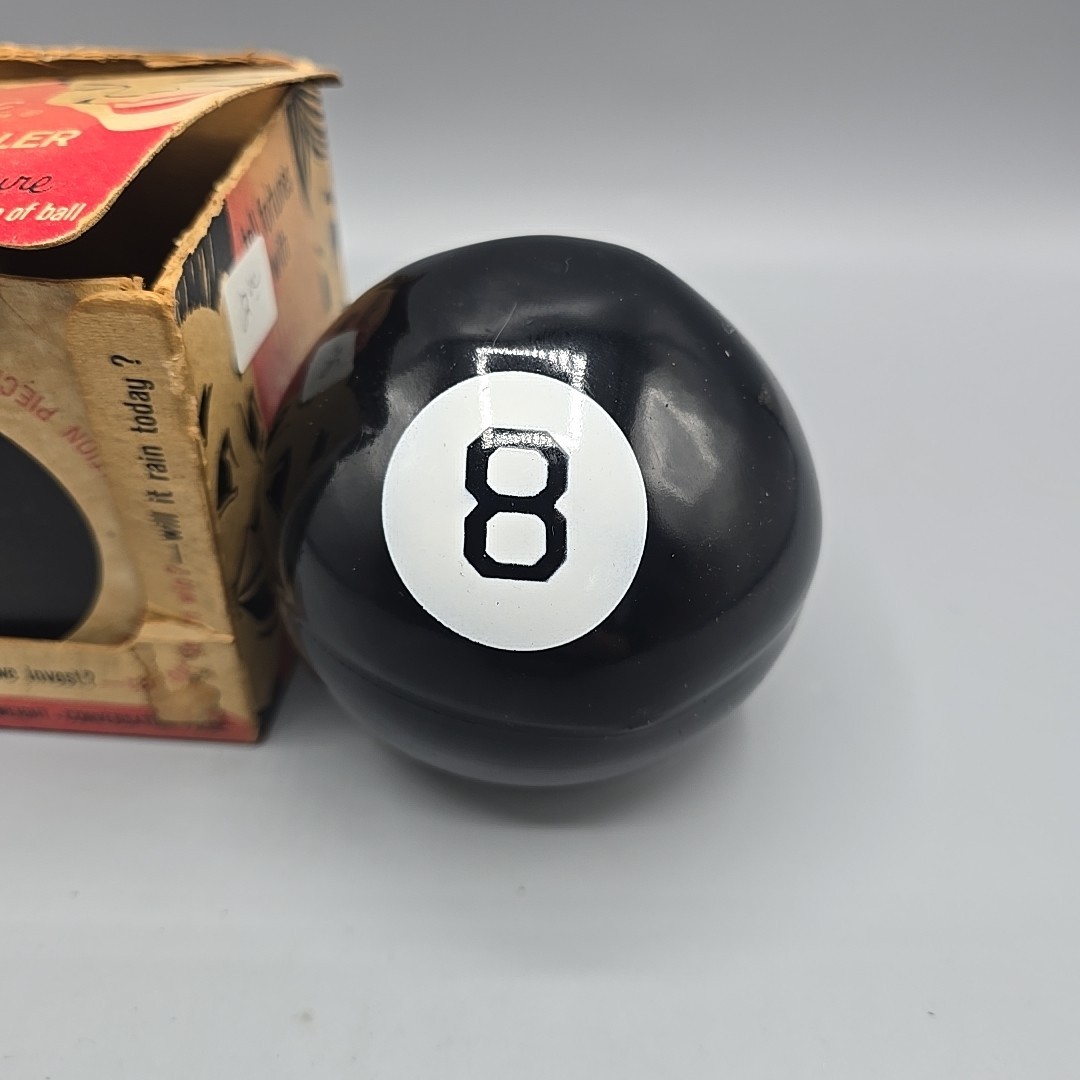 RARE Vintage Magic 8 Ball Fortune Teller w/ Original Box – Alabe Crafts USA 1948