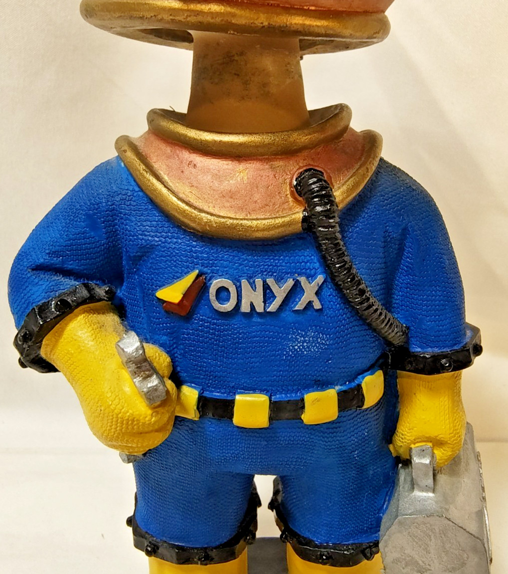 Vintage Onyx Marine Environmental Services Deep Sea Diver Bobblehead 7.5″ Unique