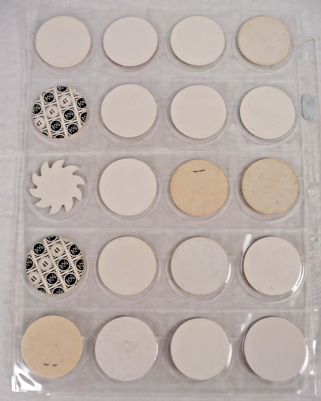 Vintage POG Milk Caps Lot Poison Skull 8 Ball Black Eye Sport Caps 1994