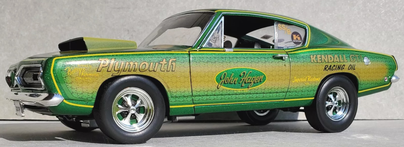Plymouth Cuda Barracuda Hemi Race Car Custom Built1970Metal Model1971 1972