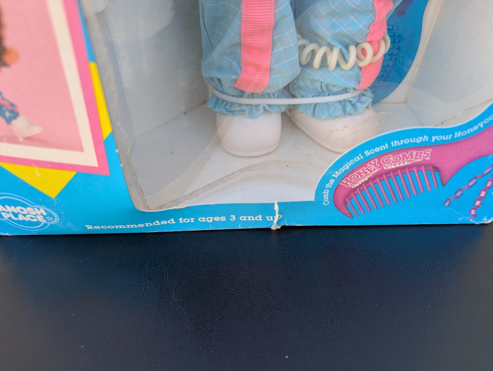 Vtg Panosh Place Honey Combs Doll Curly Hair With Clothes New In Damagd Box 1985