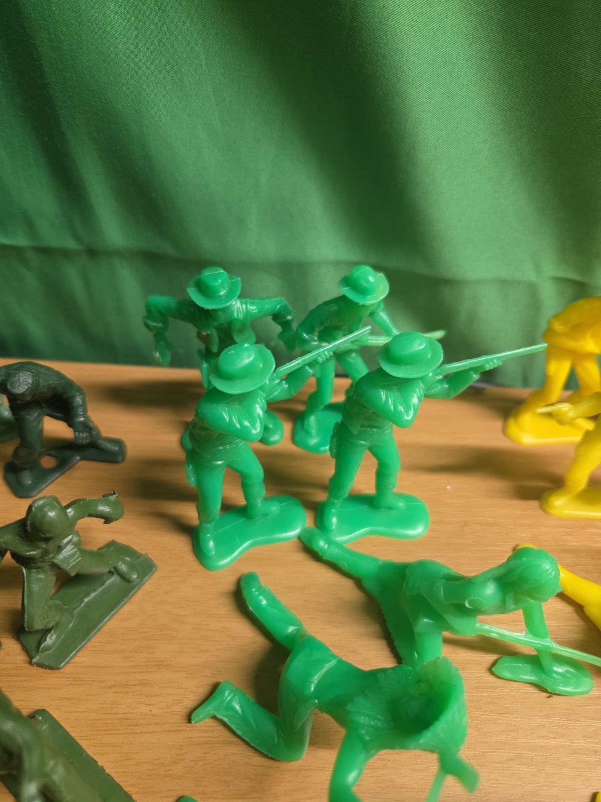 Vintage Tim-Mee Toy Processed Plastic Cowboys Indians And Soldiers 47pcs