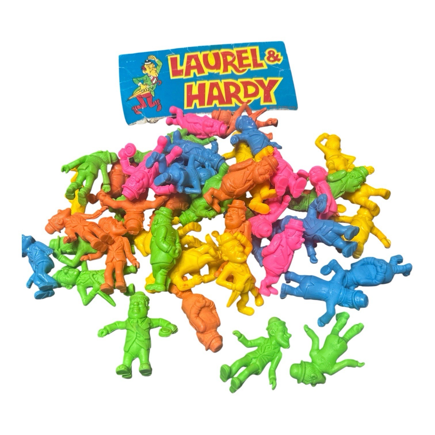 Laurel & Hardy Pencil Erasers 1983