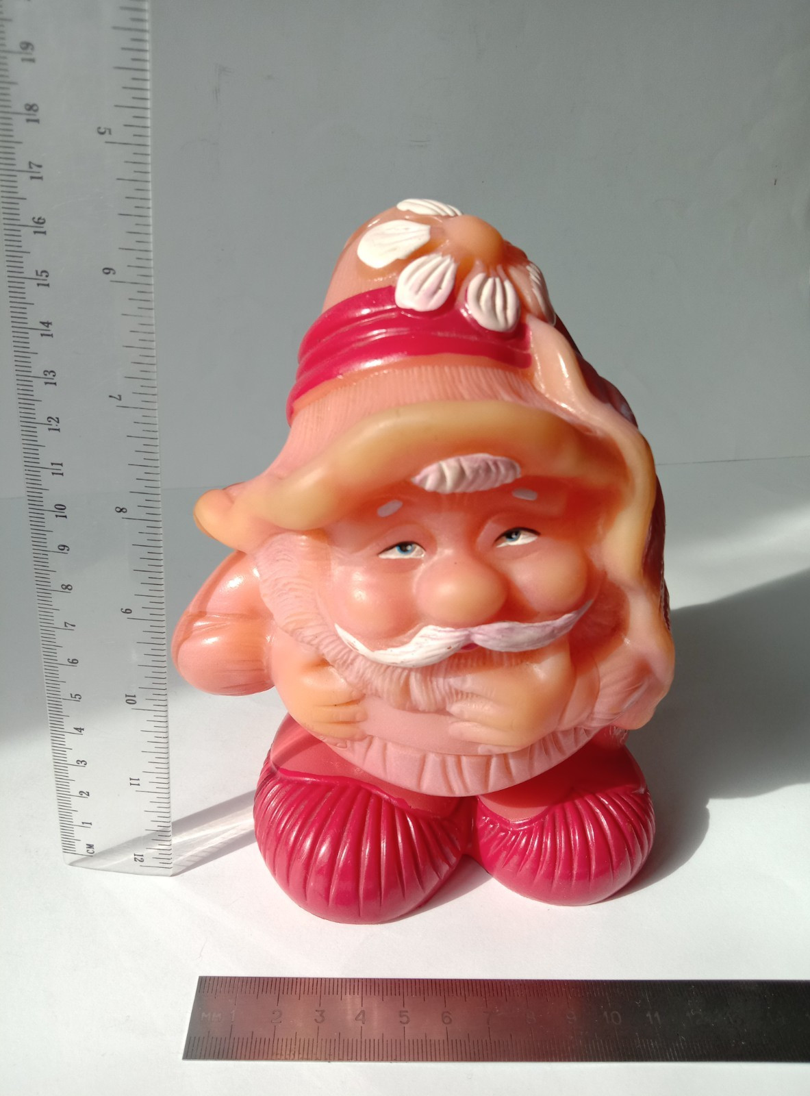Vintage rubber toy “Good Forest Grandfather” from the USSR period