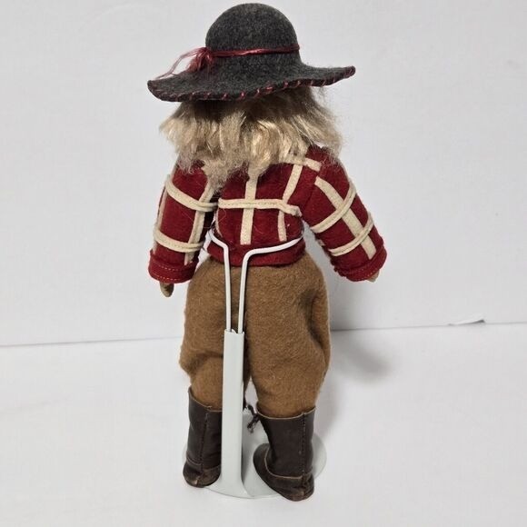 NAT! Madrid Handmade Cowgirl Doll Numbered Limited Original Tag OOAK Vintage