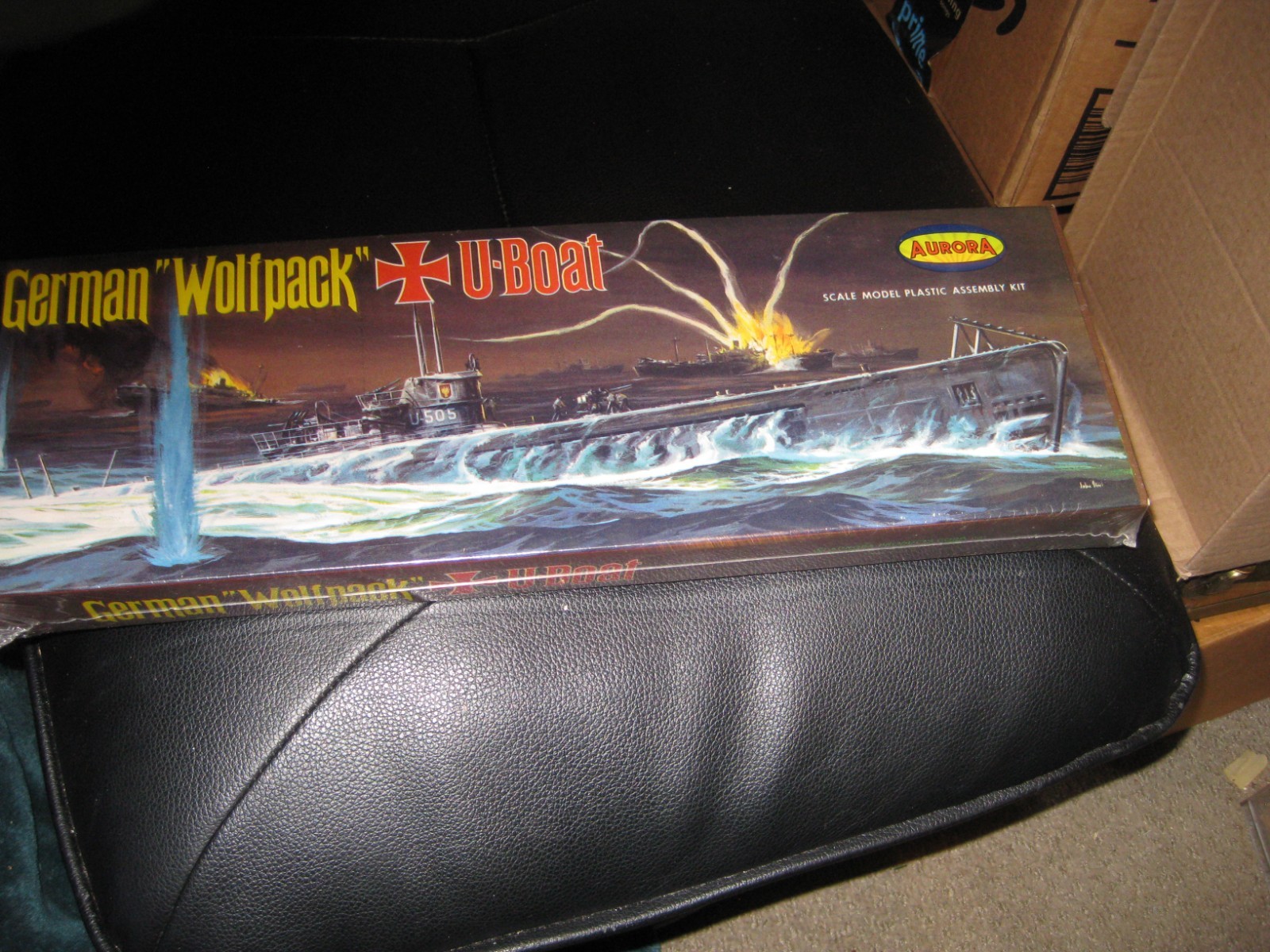 Sealed Vintage German “Wolfpack” U-Boat by Aurora from 1961