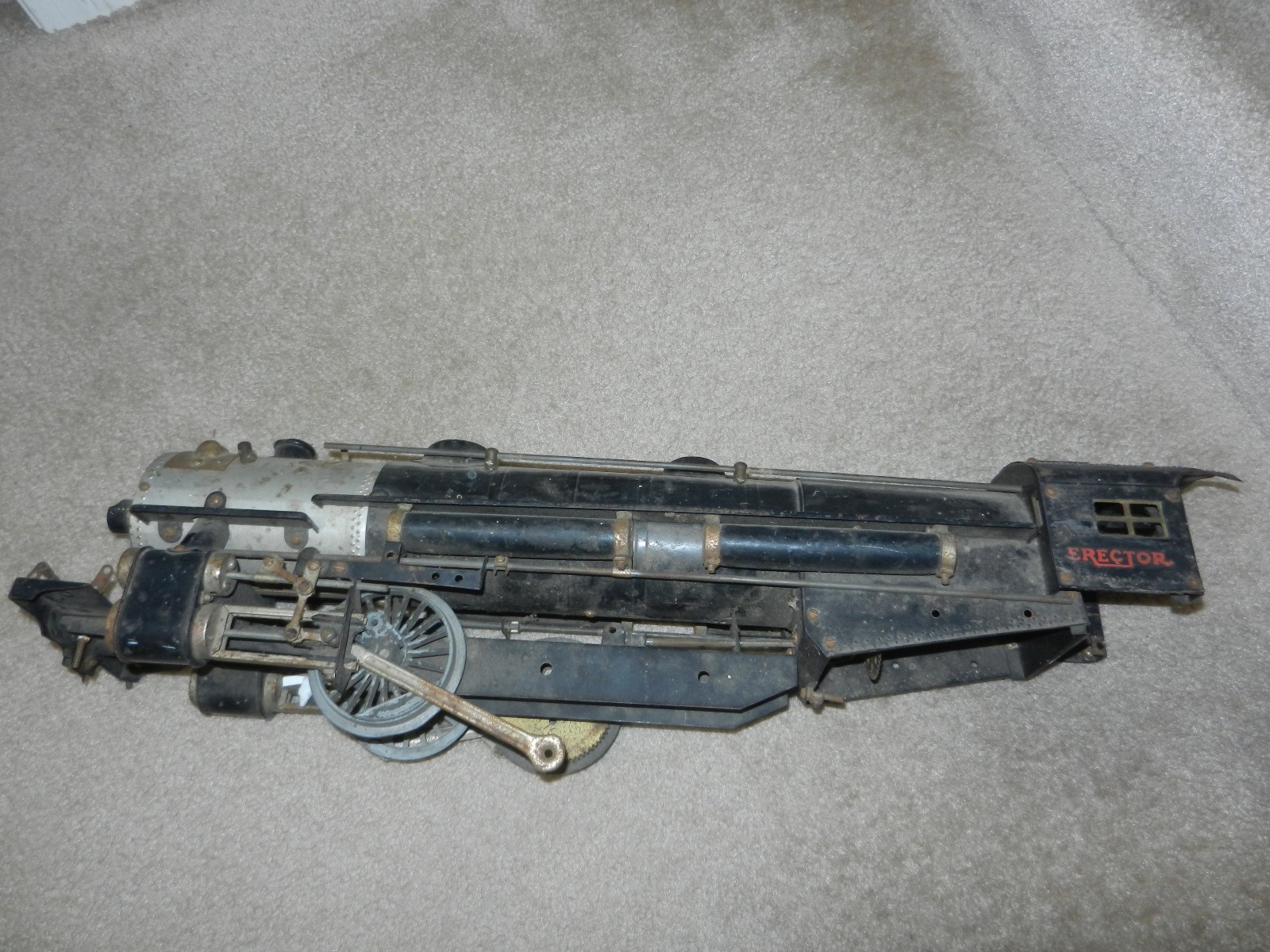 A C Gilbert Erector Hudson Locomotive, Parts Lot, Original