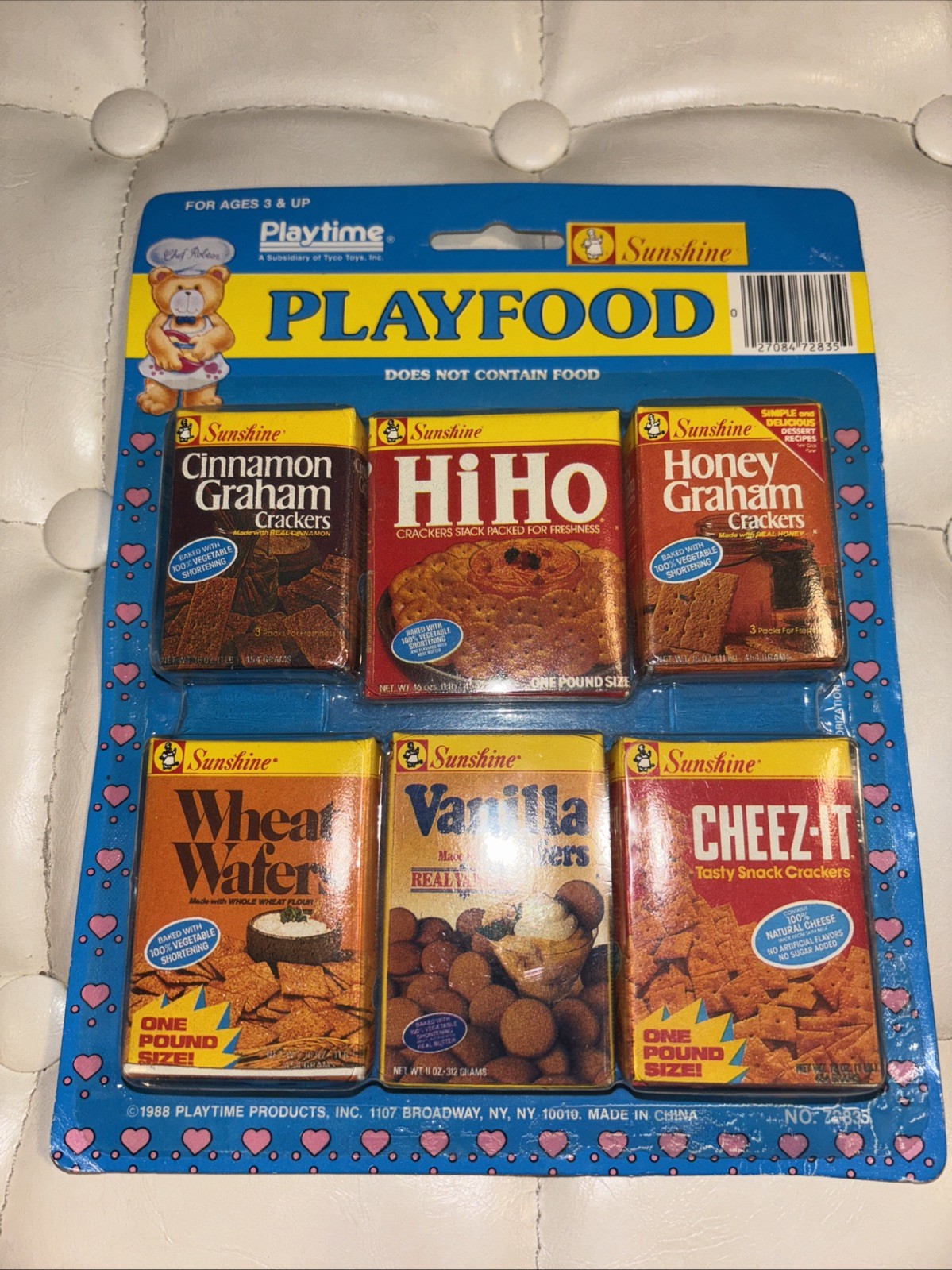 Vintage Tyco Playtime 80s Play Food NEW NIP Sealed 1988 Kitchen
