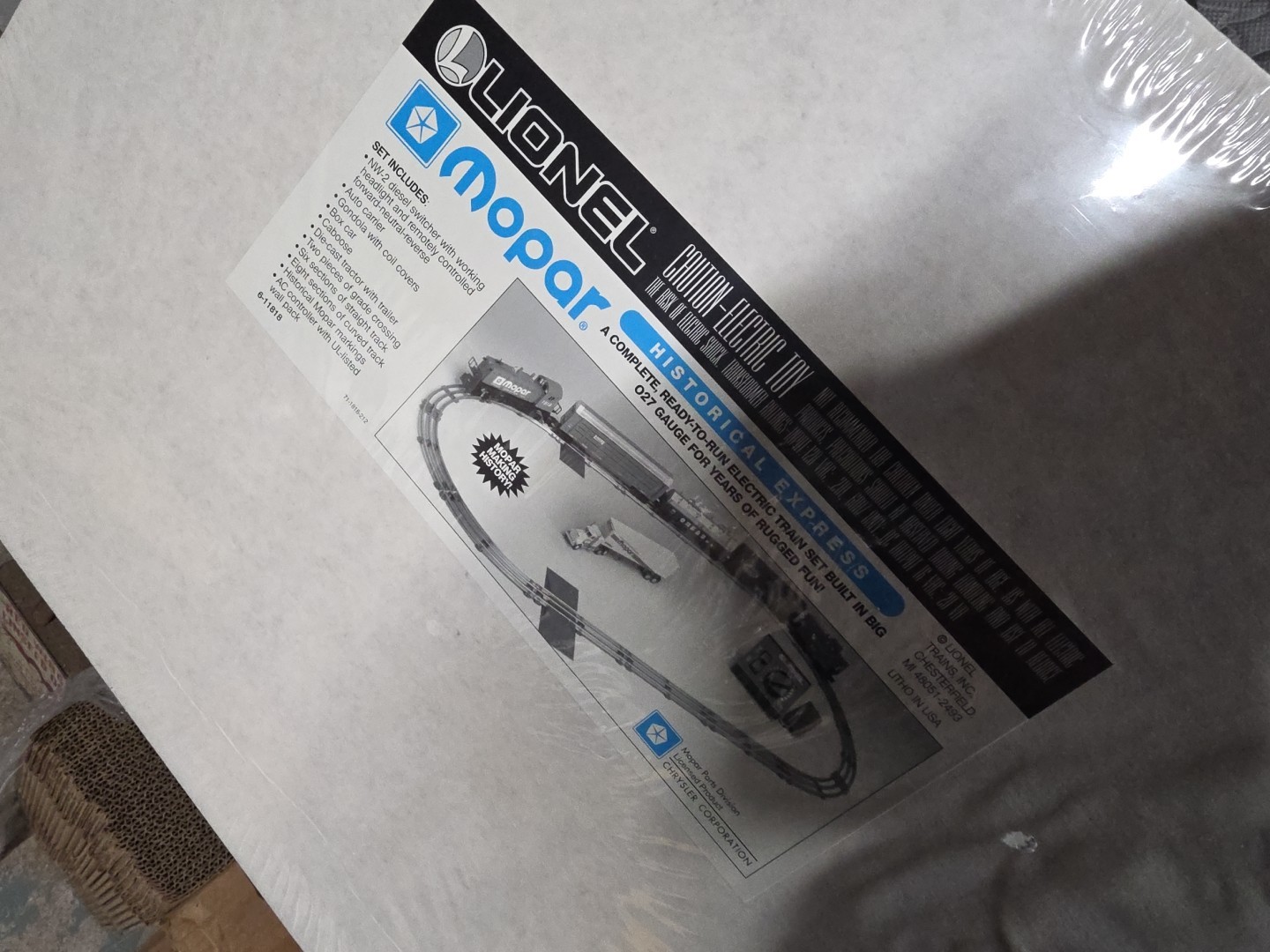 lionel mopar 6-11818 Train Set New Sealed