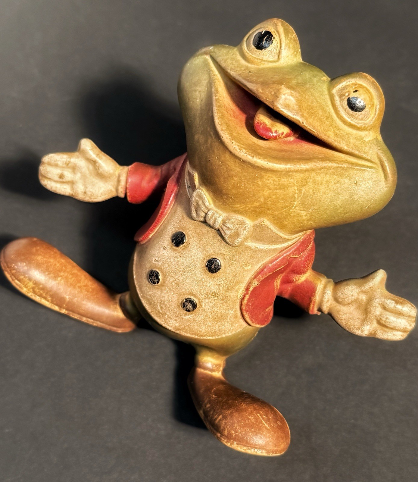 Vintage 1948 Froggy The Gremlin Rubber Squeeze Toy