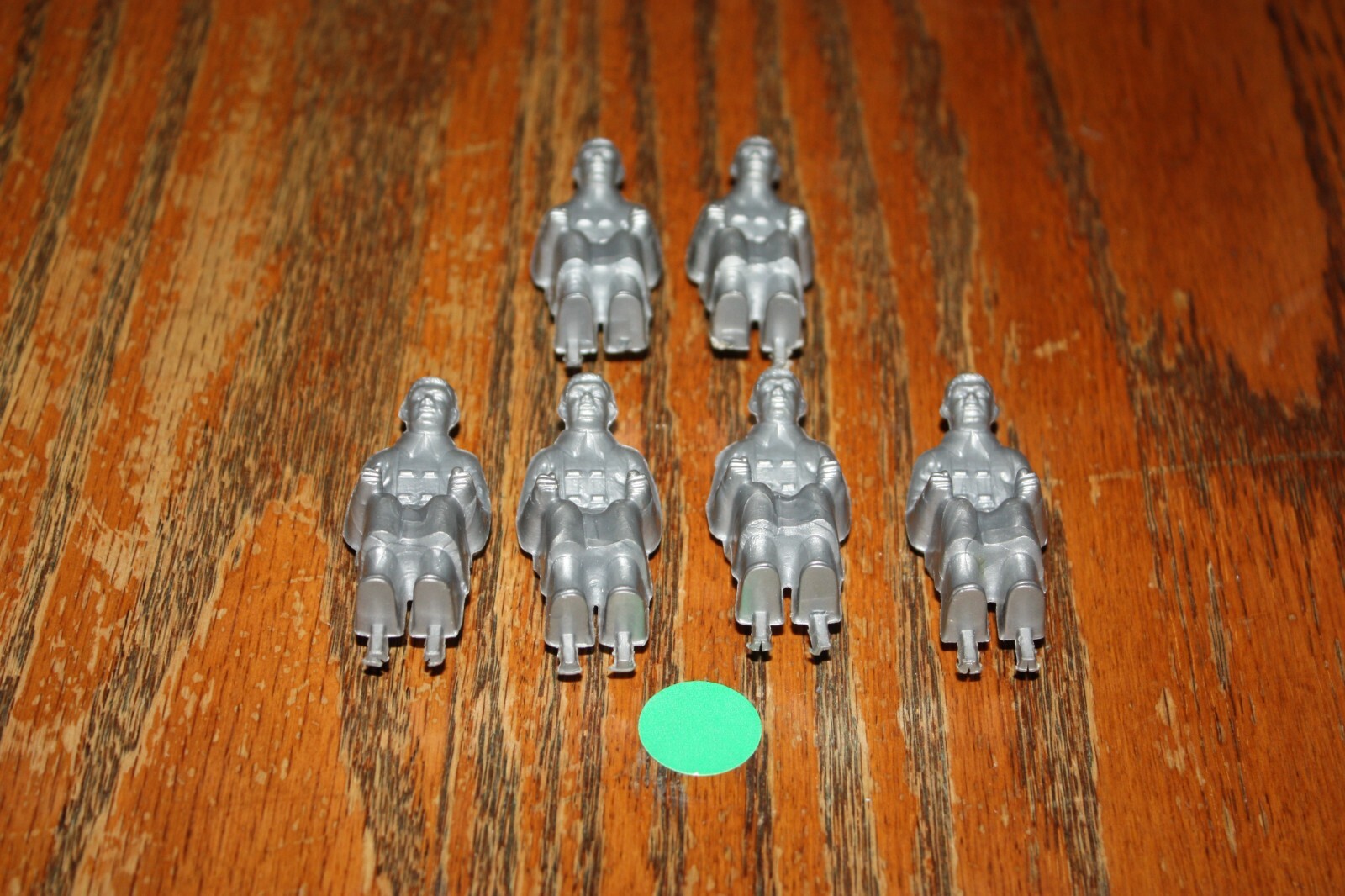 Lot of Six Vintage Deluxe Reading Fire Truck Firemen Seated Drivers – Marx, MPC