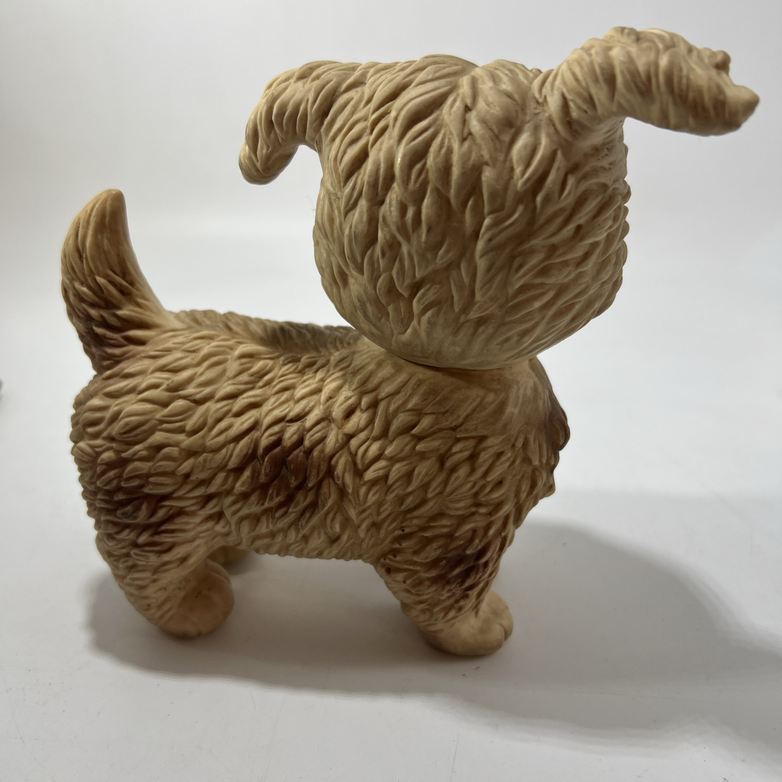 VTG Edward Mobley Squeak Dog Toy 1960s Arrow Rubber Head Swivels Sleepy Eyes