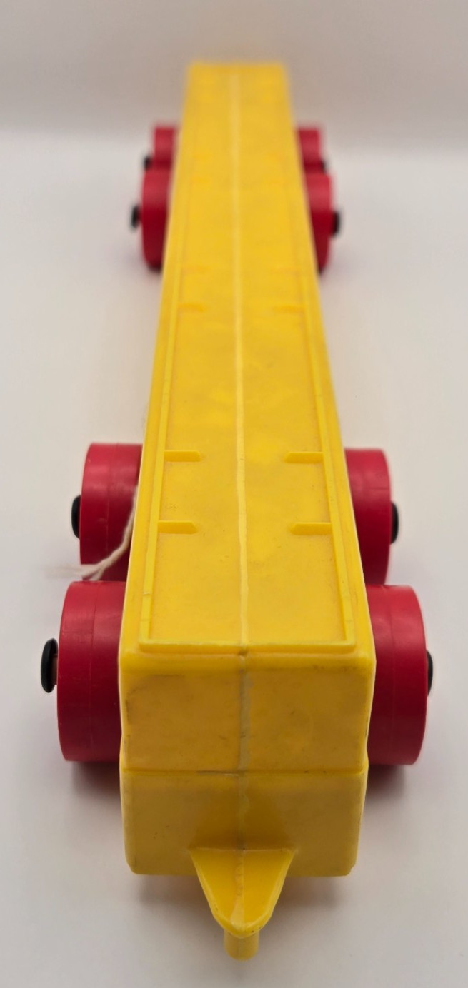 Vintage Kusan Truck Cab & Car Trailer – Plastic Toy