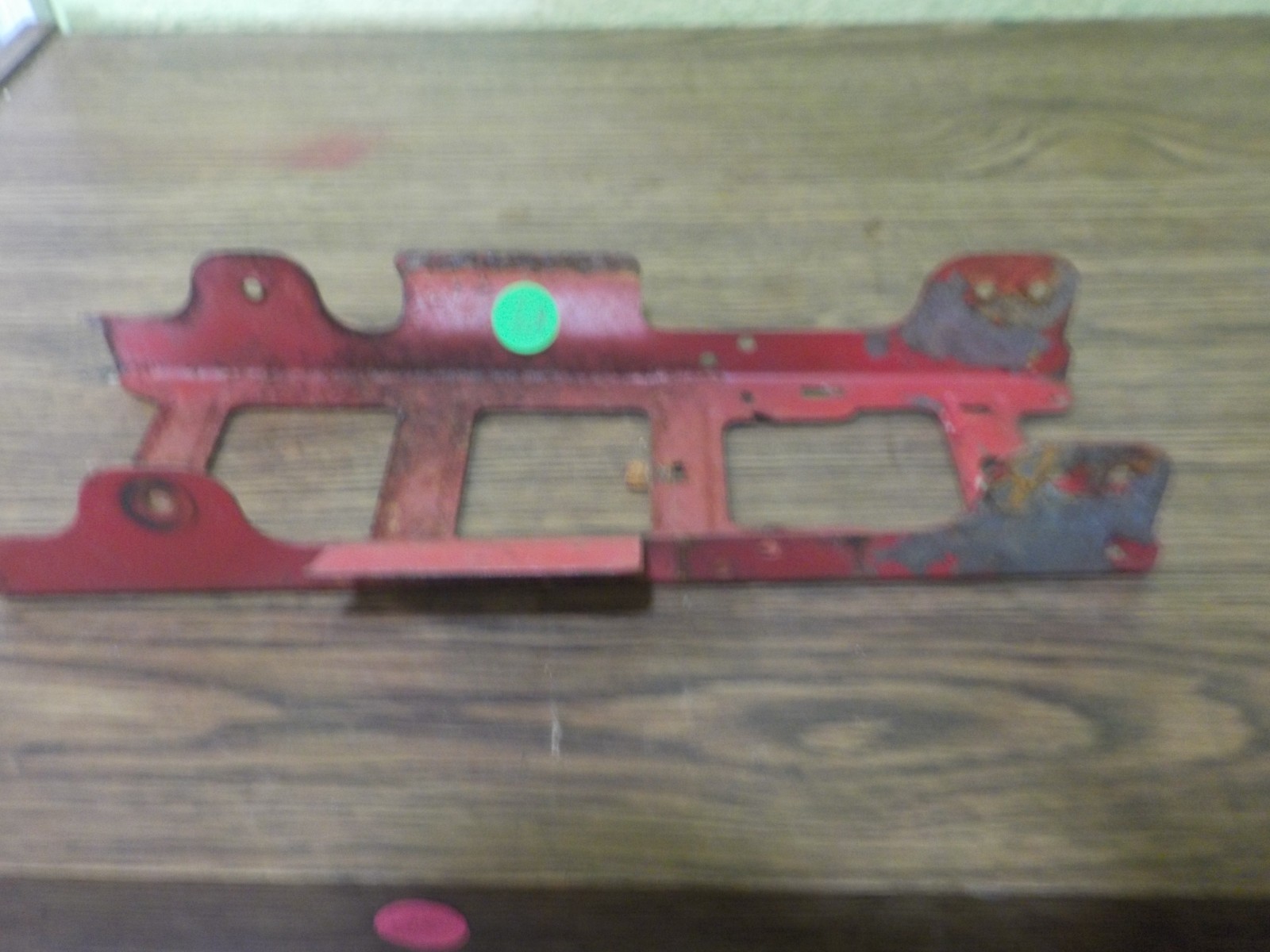 vintage ford dumper semi farm truck red chassis 1958-60 for parts