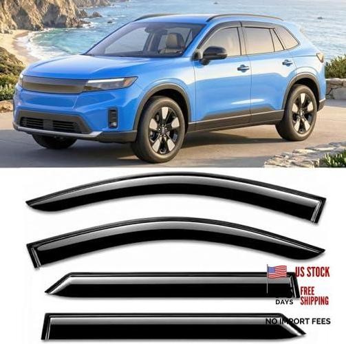 2024-2026 Tape-On Rain Guards for Honda For Honda Prologue 2024-2026 (Tape-On)