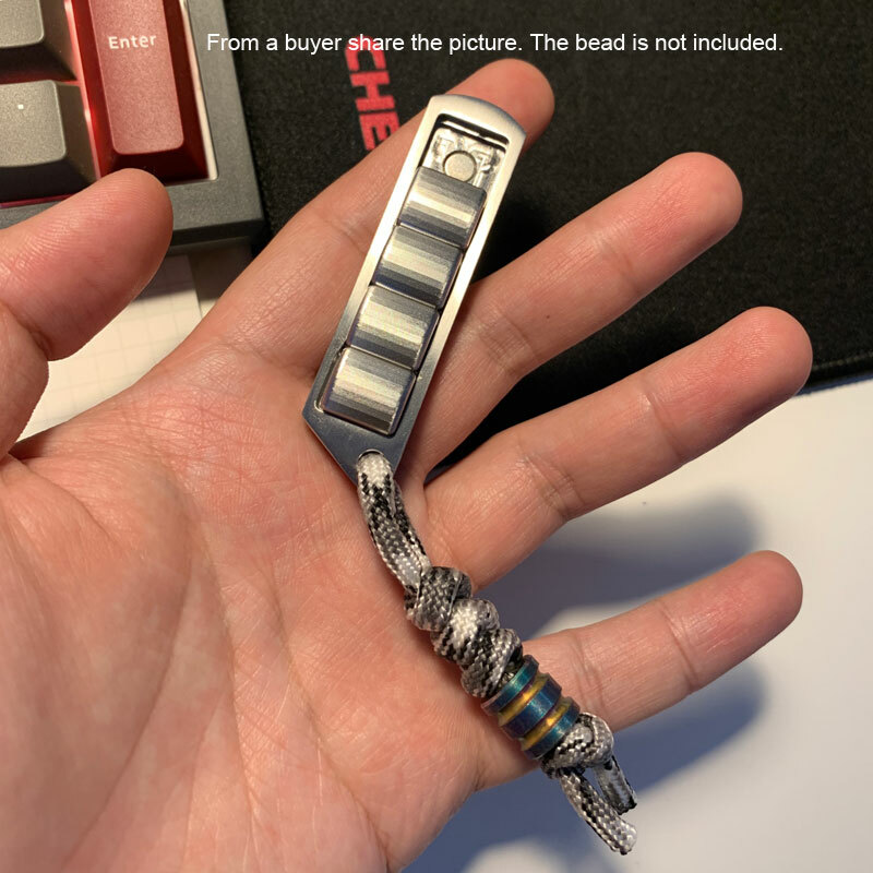 Pocket Click Clicker Magnetic Push Card Hand Fidget decompression Interest EDC
