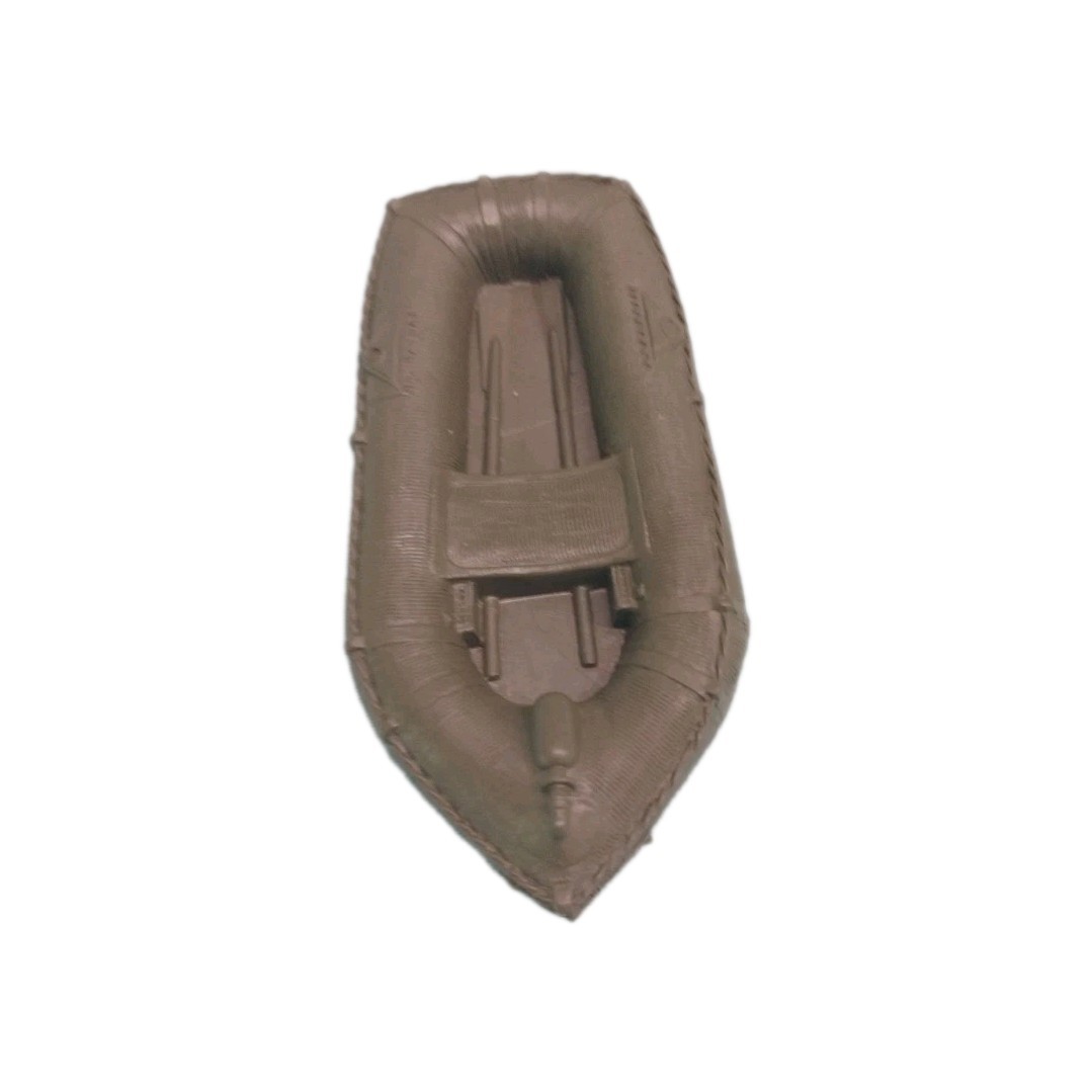 Marx Battleground 1970’s Vintage Raft Olive Drab Toy