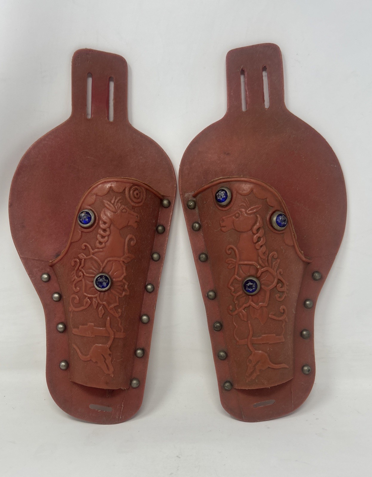 Made In The USA Toy Circle K Red Plastic Holsters
