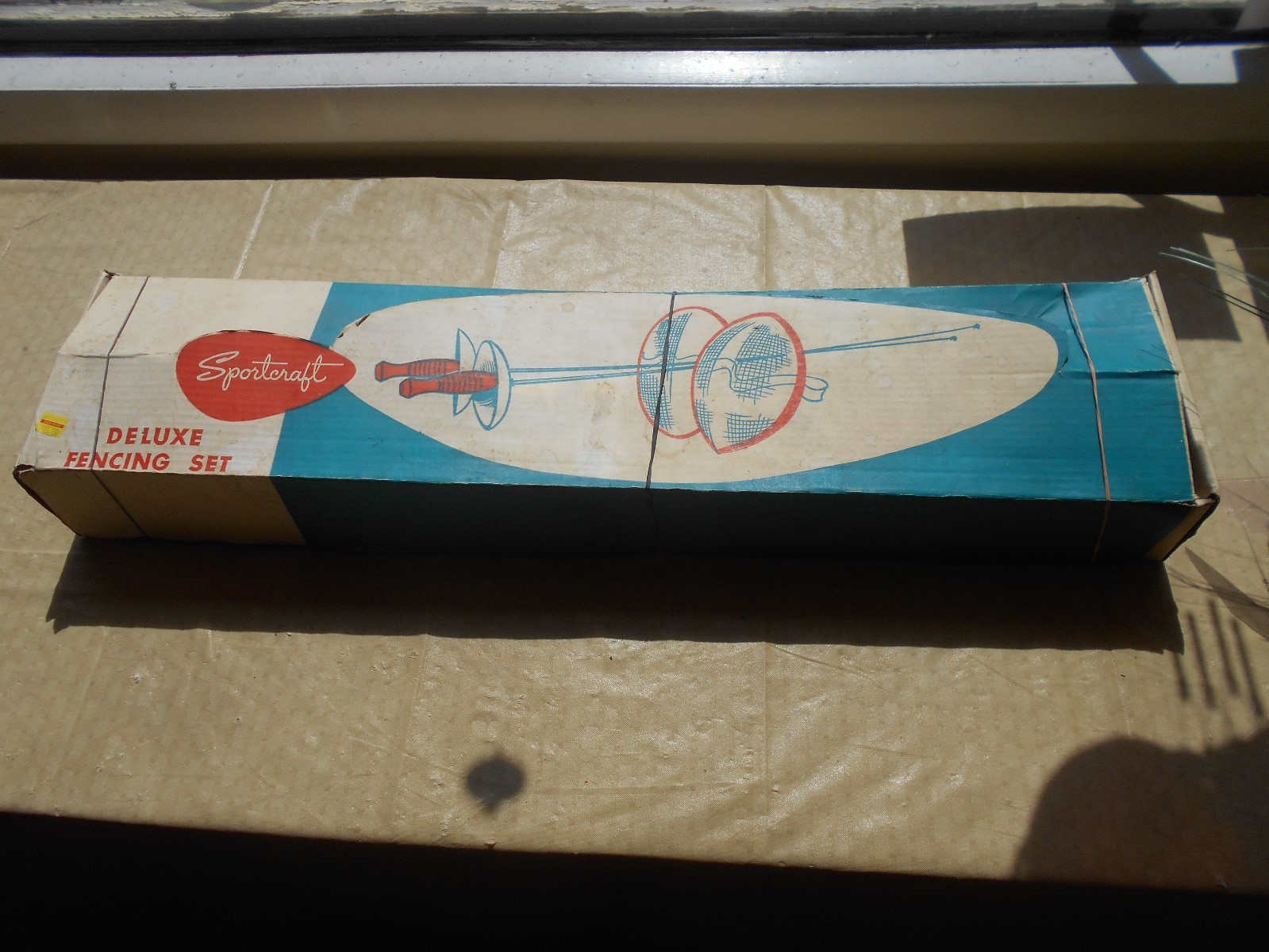 RARE Vintage 60’s Sportcraft Deluxe Fencing Set with Original Box & Directions