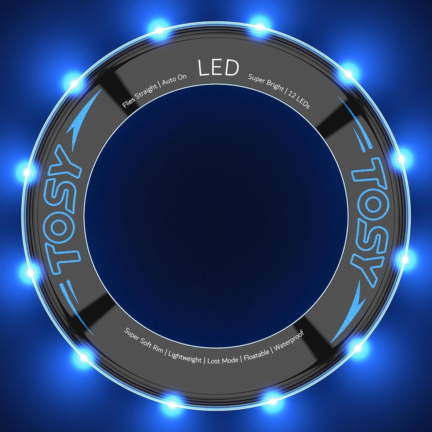 Light-Up Flying Ring – Waterproof & Lightweight for Beach Games
