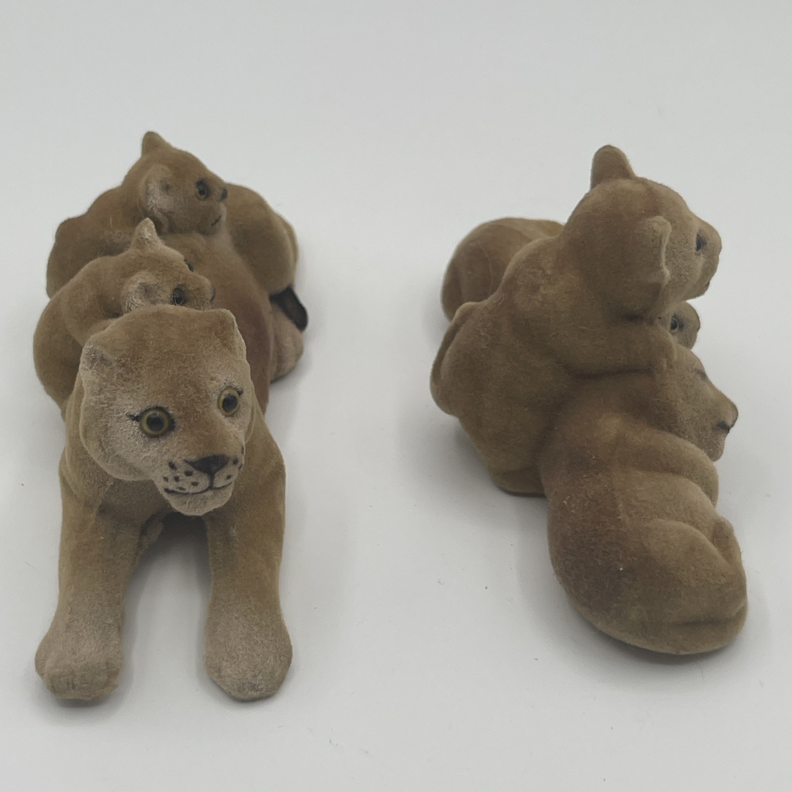 Vintage Lion Toys Flocked Regency Flowers Made in British Hong Kong Retro Toy