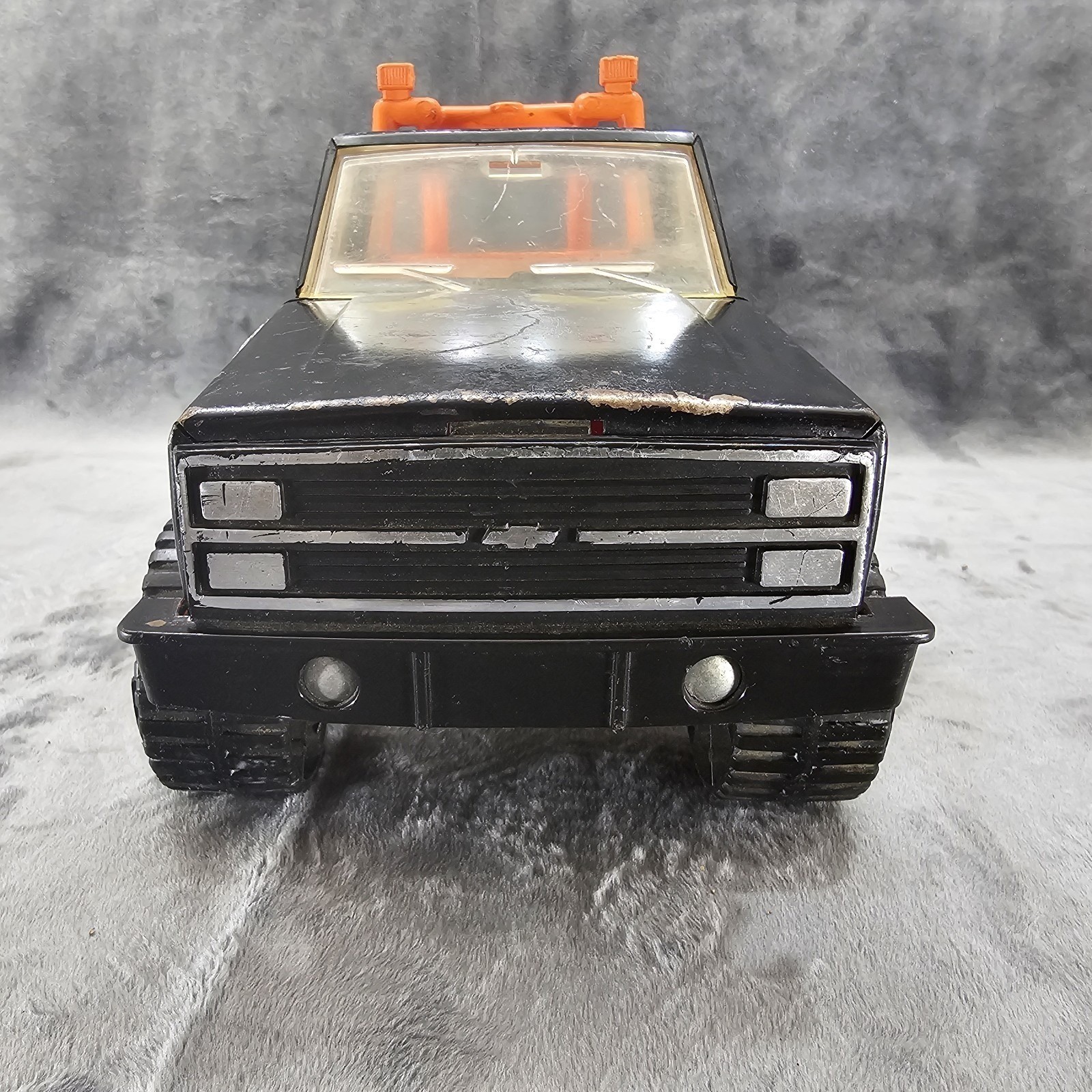 Vintage Tonka Rock Hopper 4×4 Pickup Truck 1980s Black Orange Toy