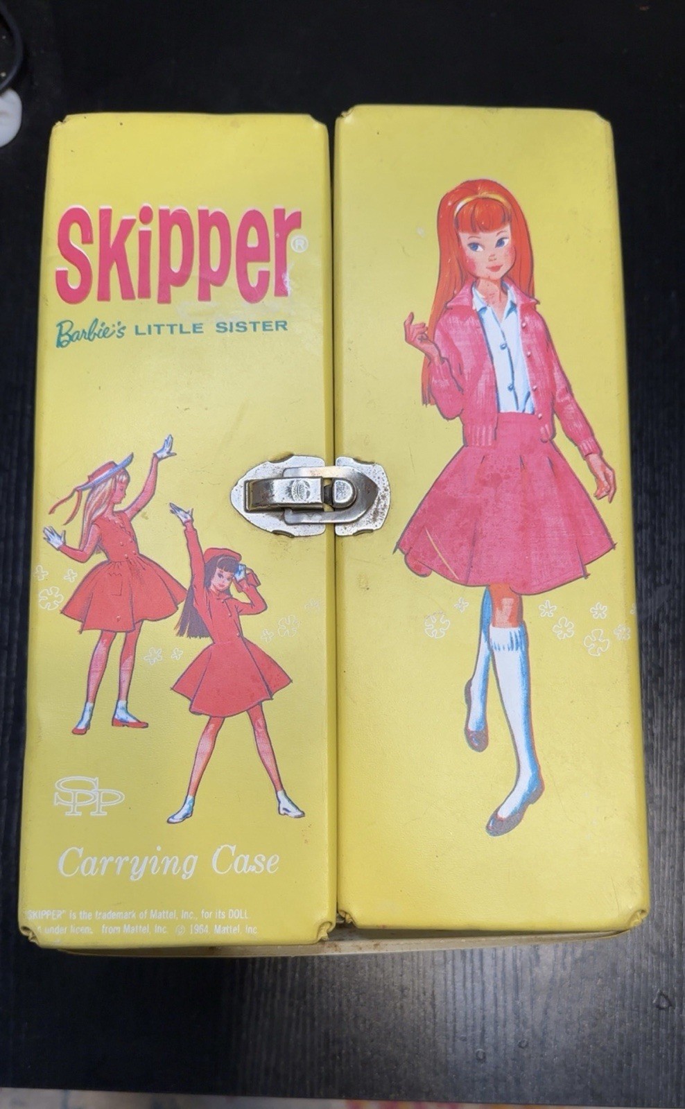 1960s Skipper Barbie Doll, Vintage Carry Case, And Various Accessories